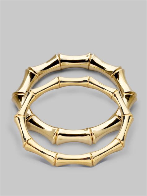 gucci bamboo bracelet gold.